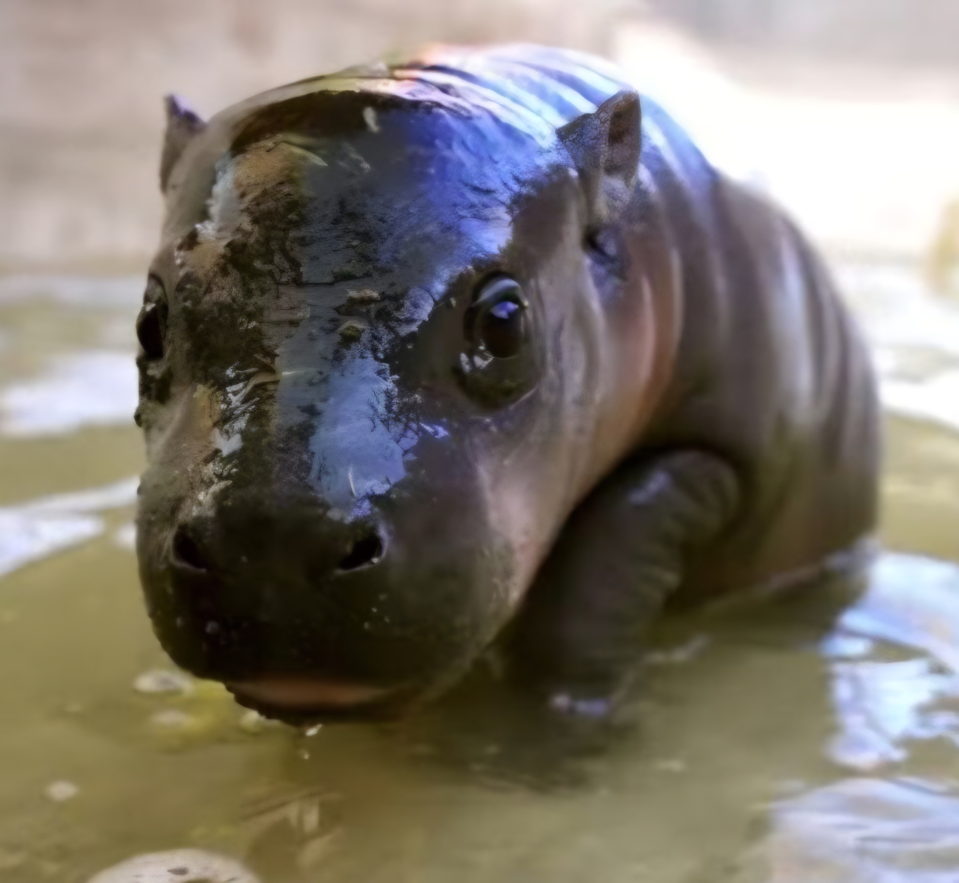 JellyBean the pygmy hippo